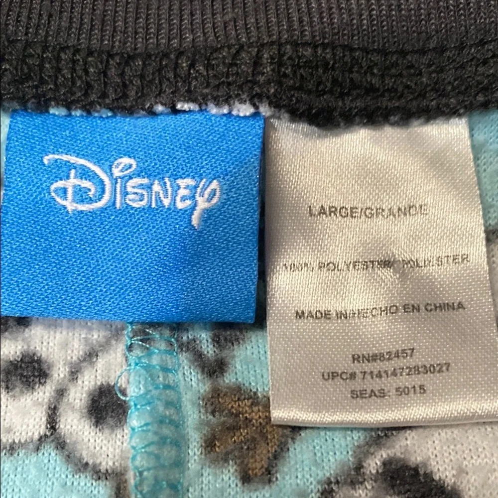 Disney Blue and White Olaf Adult One Piece Footie Pajamas - Picture 2 of 12